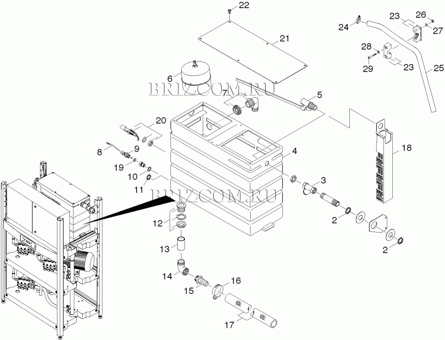 Бак HDC 90 / 120 (0.108-855.0)
