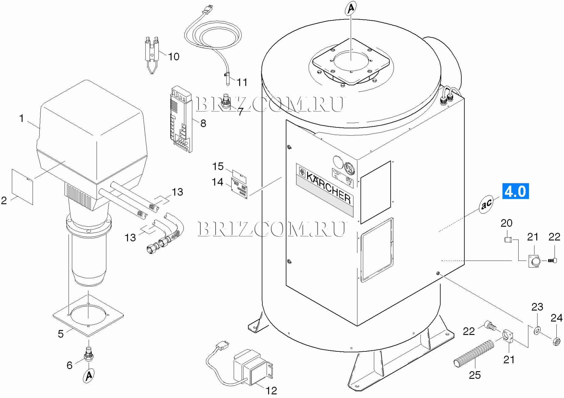 Горелка масло (0.208-744.0)