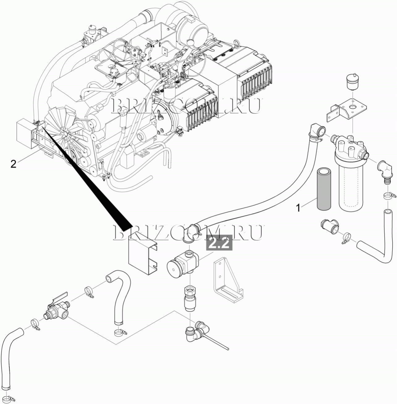 Насос предварительного давления (0.208-904.0)