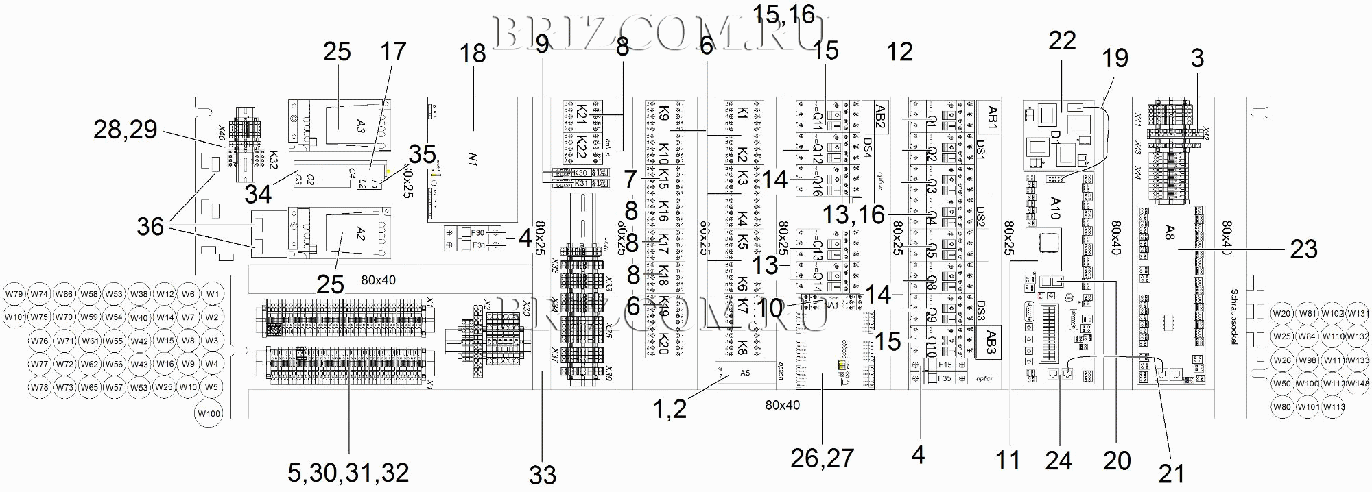 Основной электрошкаф (0.113-148.0)