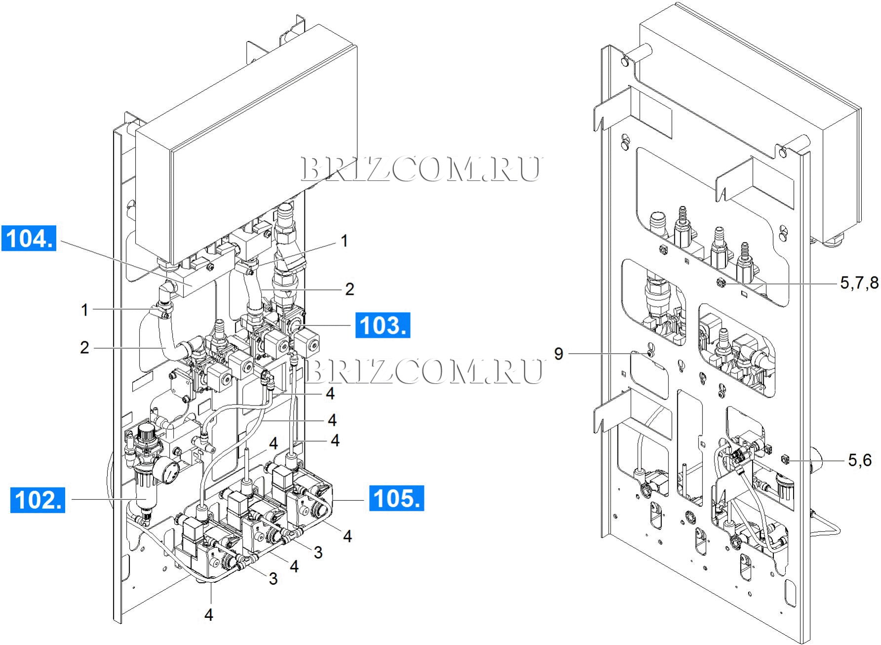 Воздухо- и водораспределитель (0.114-600.0)