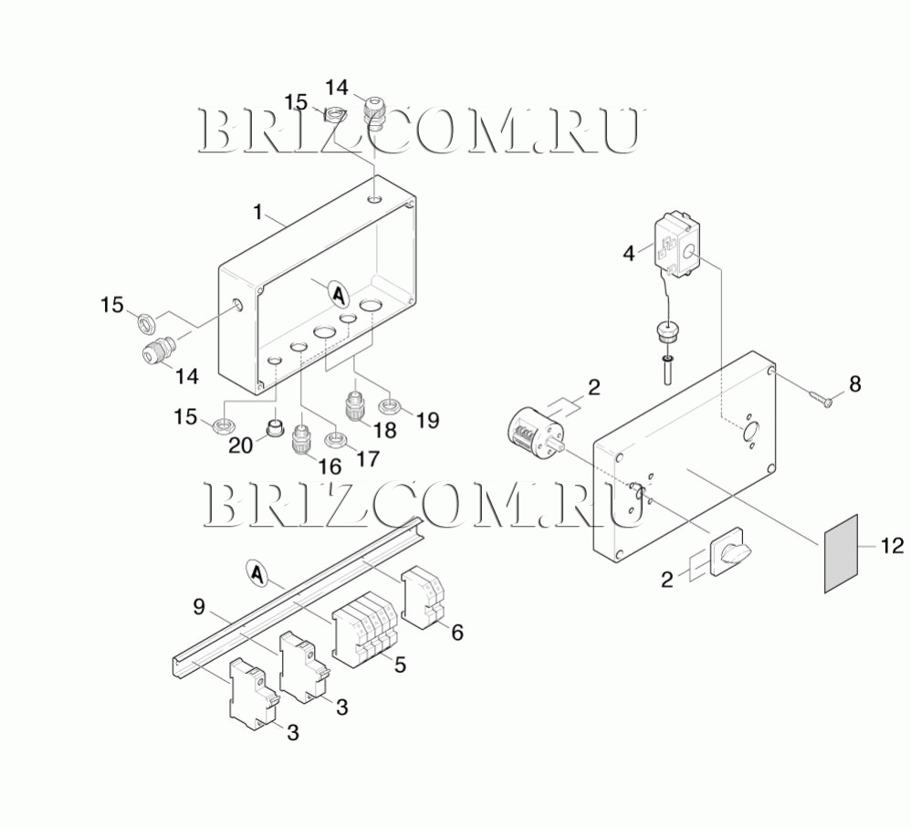 Электроприборный шкаф D (0.173-316.0)
