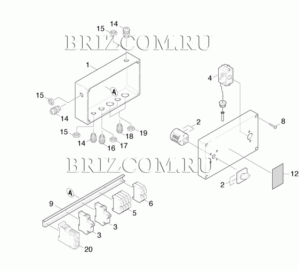 Электроприборный шкаф GB (0.173-317.0)