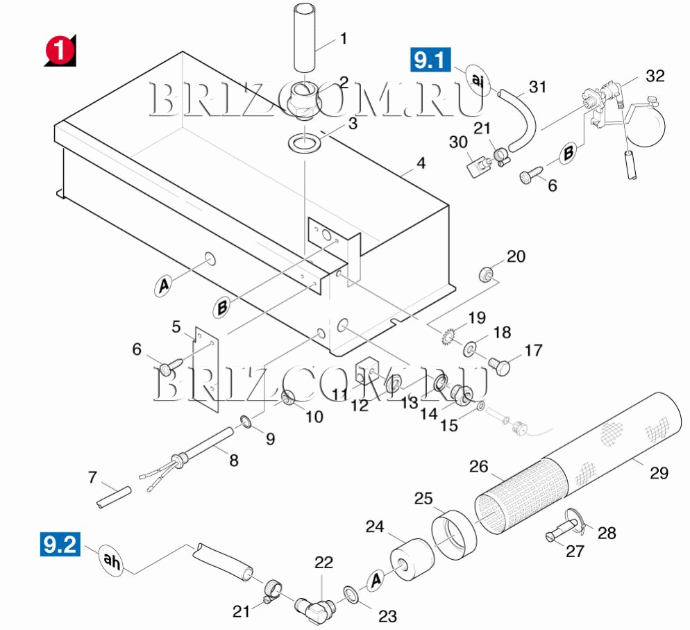 Поплавковый ящик (0.172-408.0)