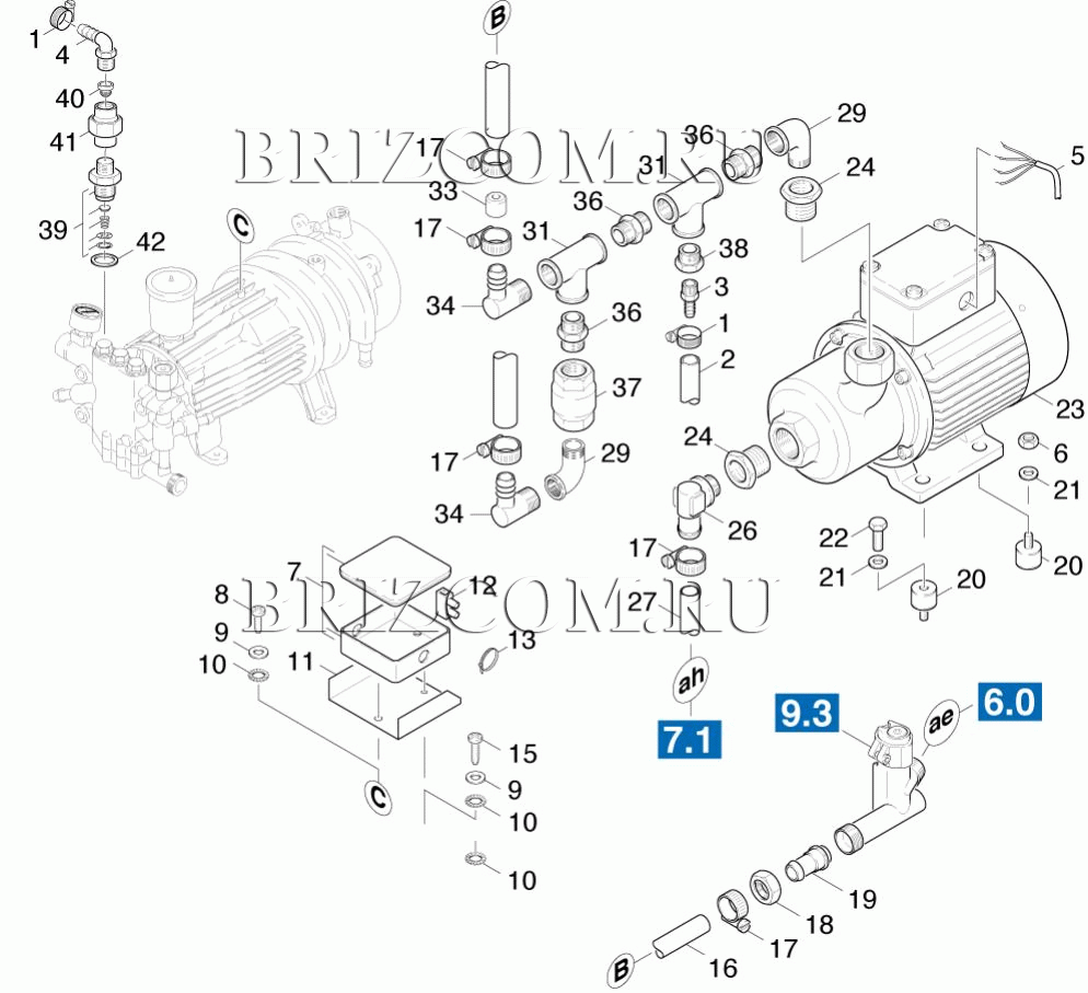 Система управления центробежный насос (0.172-416.0)