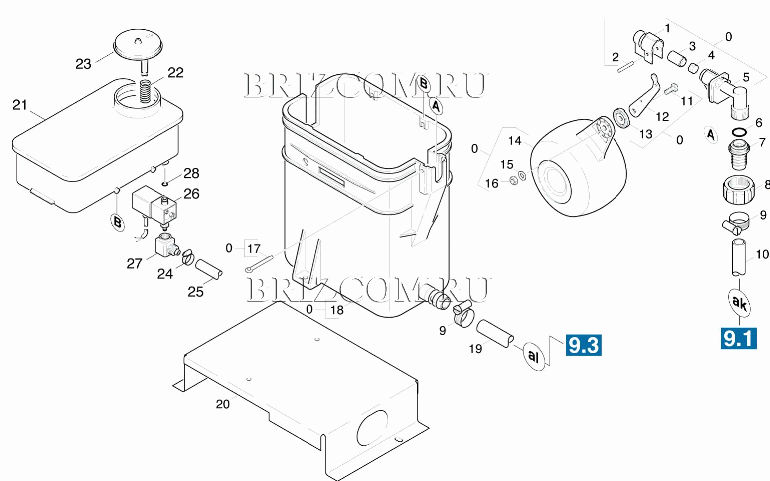 Поплавковый клапан (0.173-003.0)