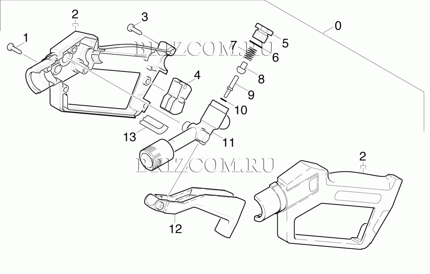Pучной пистолет-распылитель ( FSB 0,8 mm (0.171-841.0)