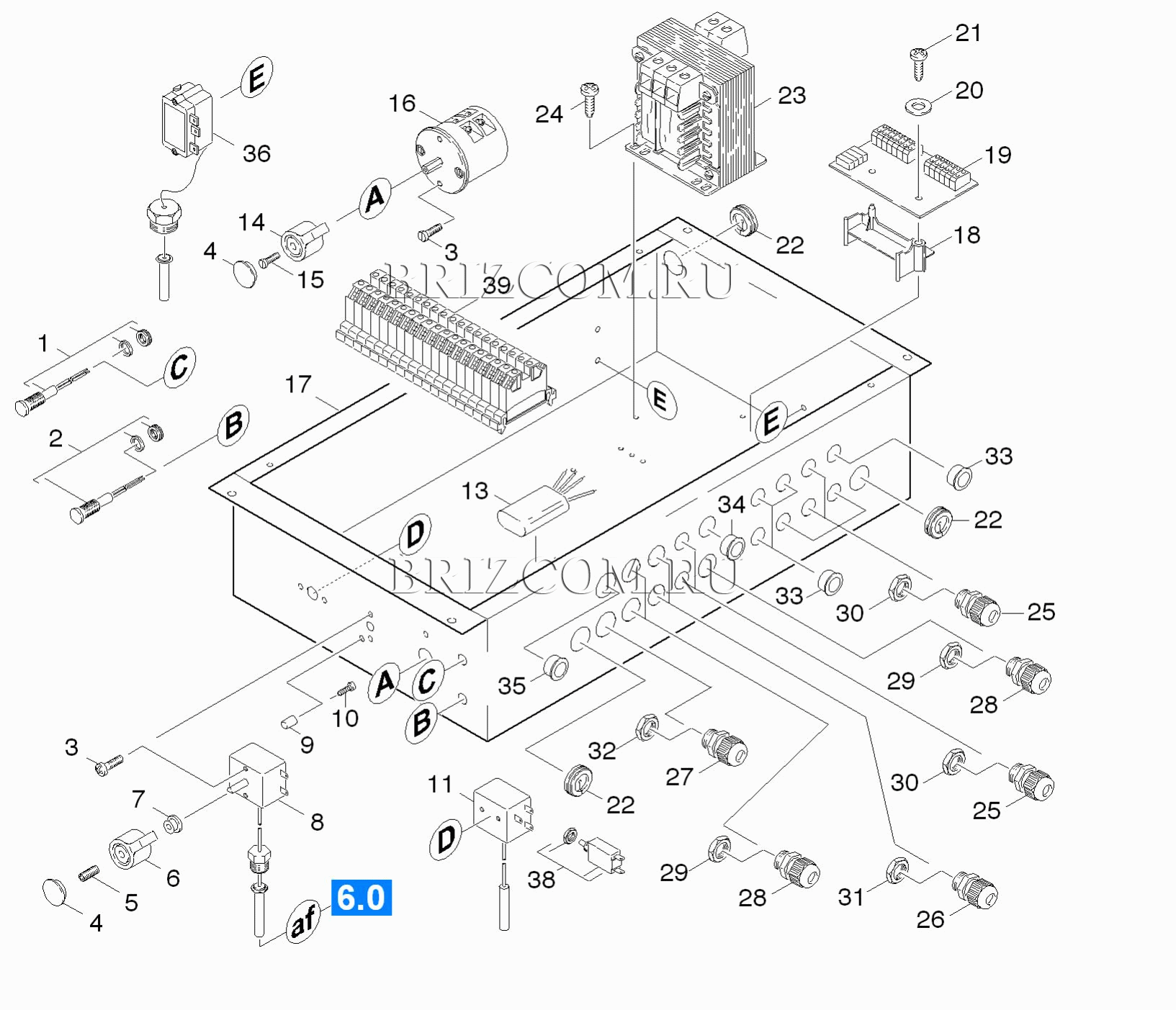 Электроприборный шкаф корпус (0.172-412.0)