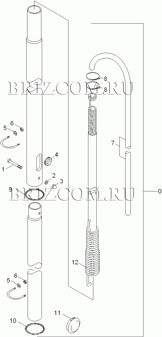 МК поворотный рычаг (0.208-534.0)