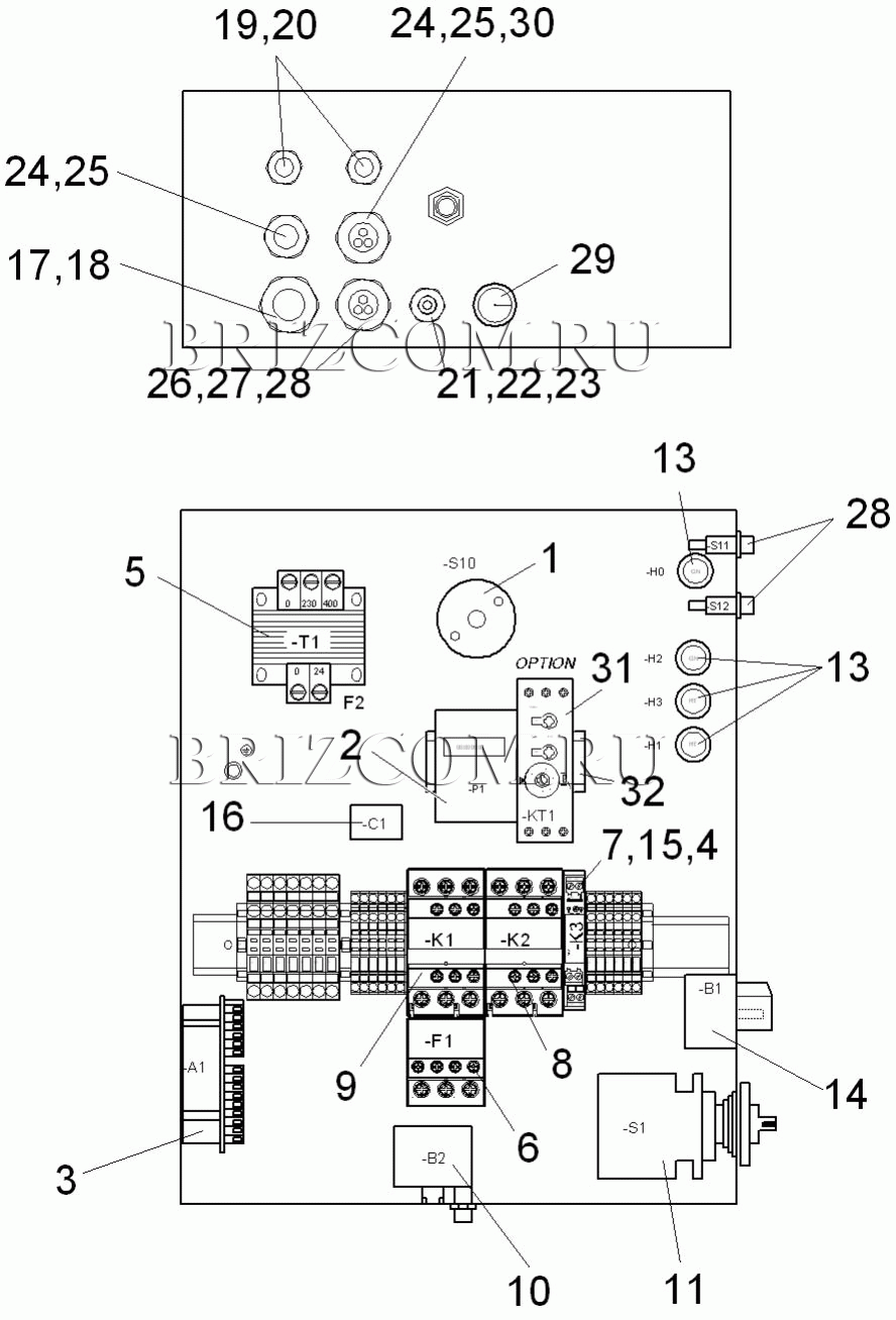 Электроприборный шкаф (0.208-577.0)