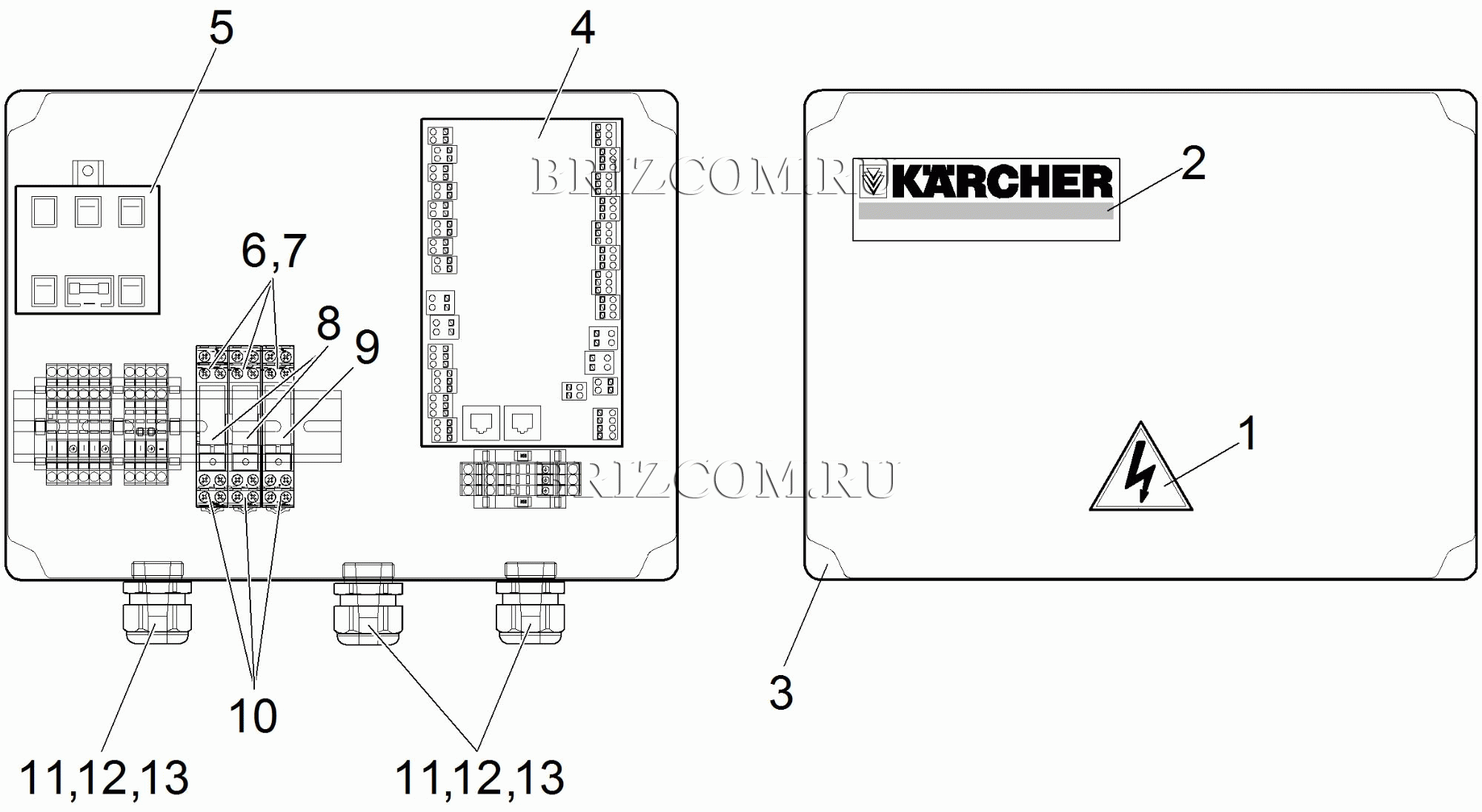 Электроприборный шкаф осмотическая систе (0.210-872.0)