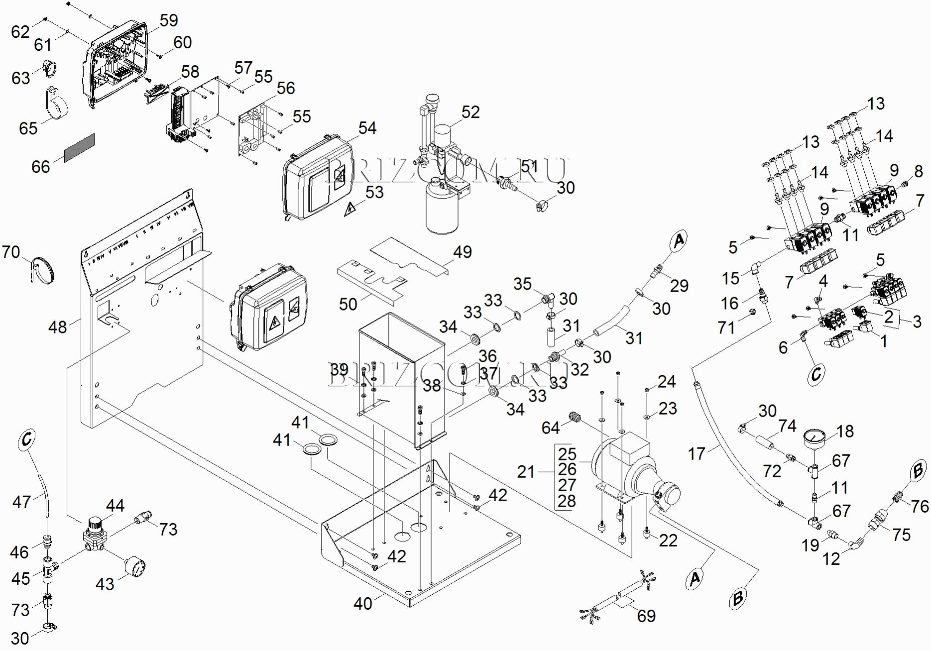 МК устройство для мойки ободов колес (0.210-879.0)