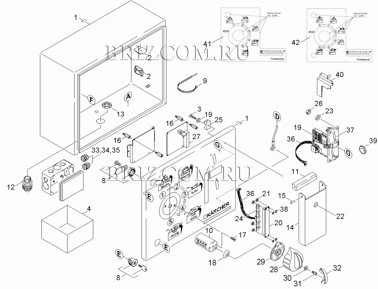Шкаф дистанционное управление 3.812-455/ (0.209-149.0)