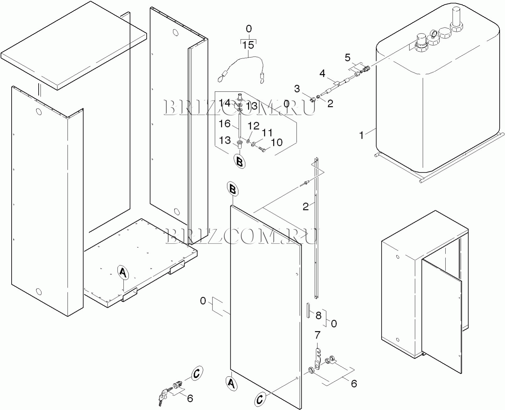 МК бак жидкое топливо (0.209-167.0)