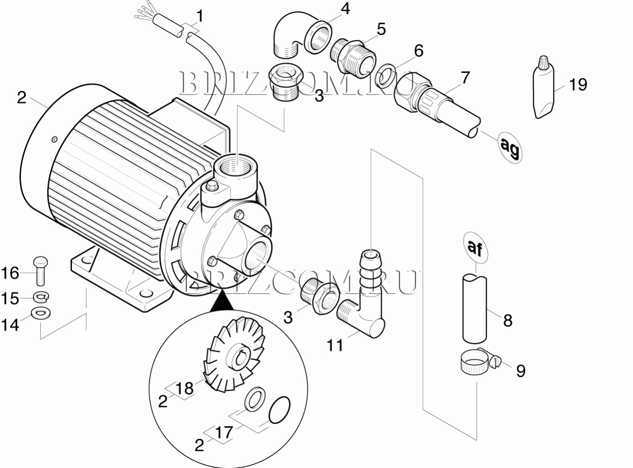 Циркуляционный насос (0.172-862.0)