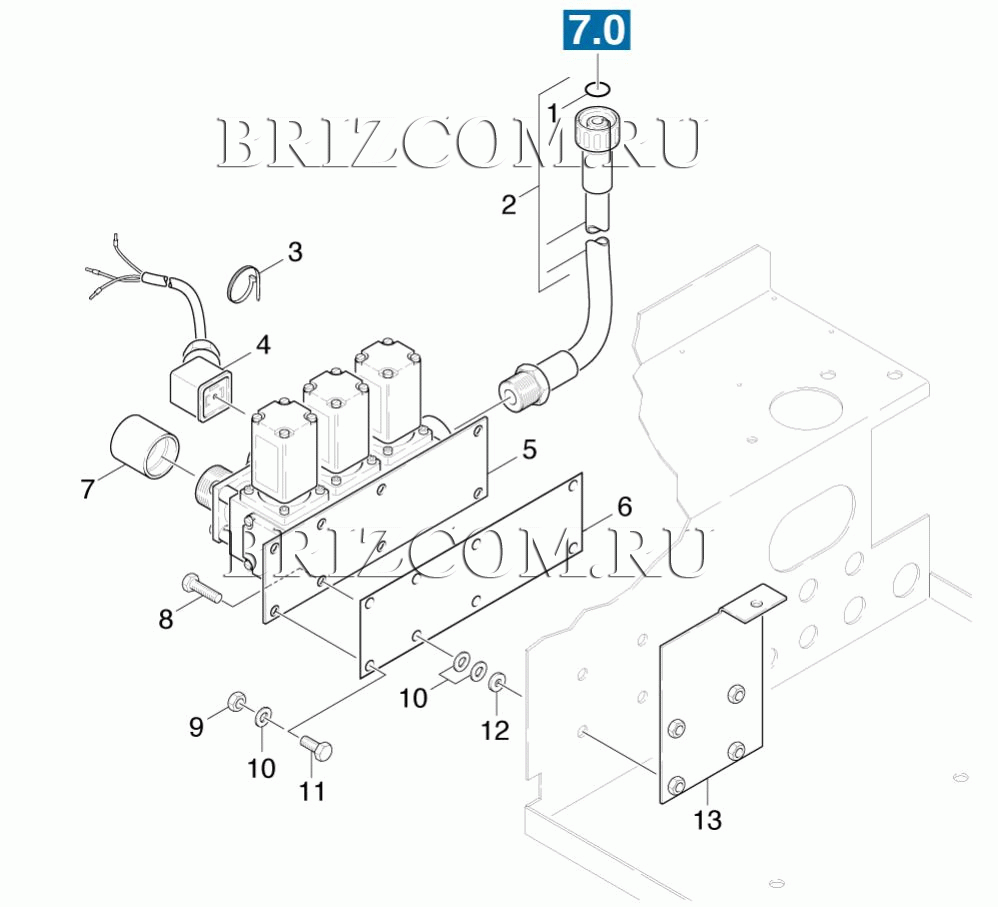 Блок магнитного клапана (0.173-542.0)