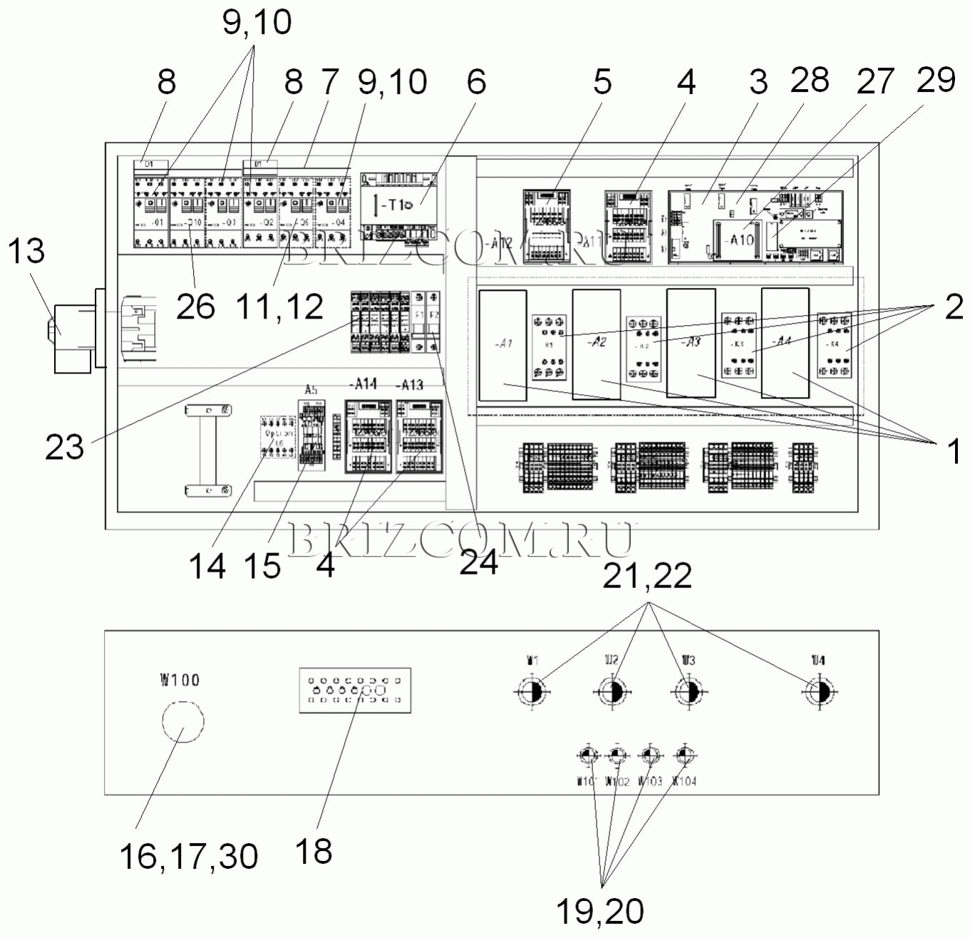 Электроприборный шкаф (0.209-040.0)