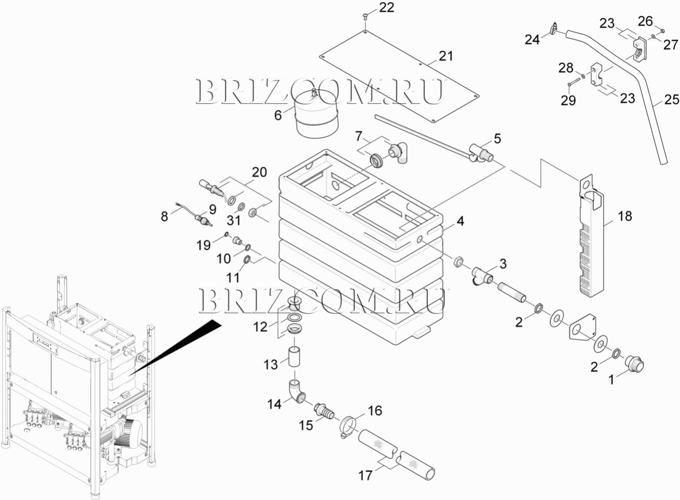 Бак HDC 40 (0.209-037.0)