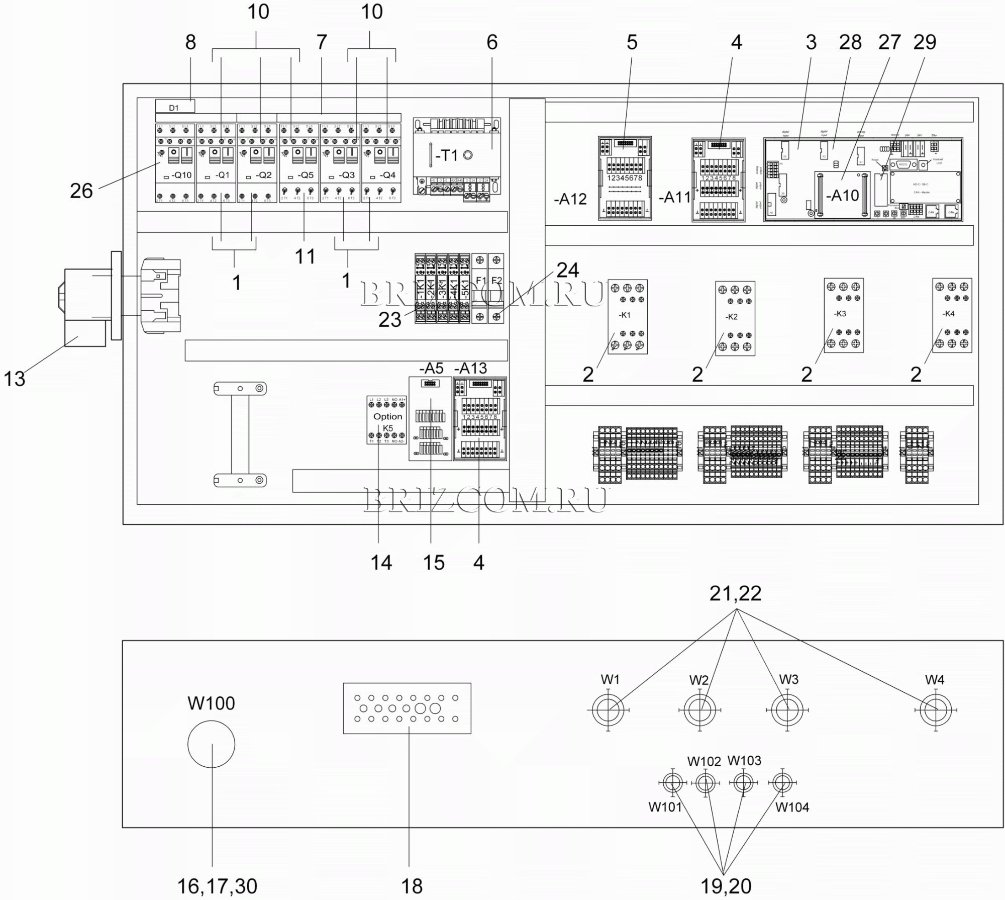 Электроприборный шкаф (0.209-628.0)