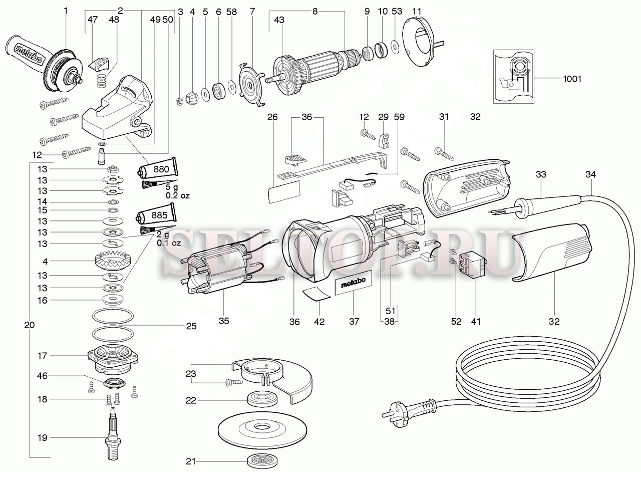 Metabo d 72622 схема