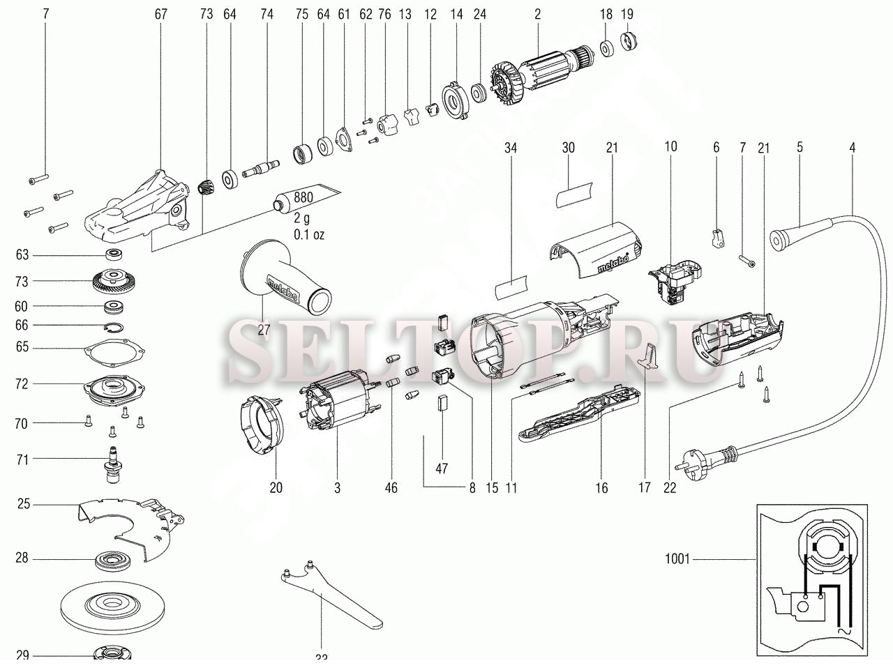 Metabo d 72622 схема