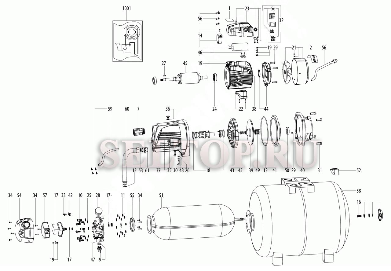 Насосная станция Metabo HWW 9000/100 G