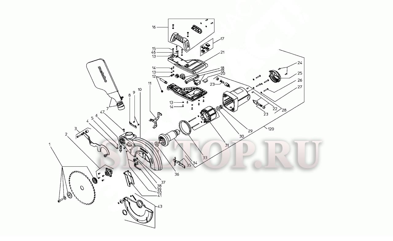 Взрыв схема metabo kgs 216 m