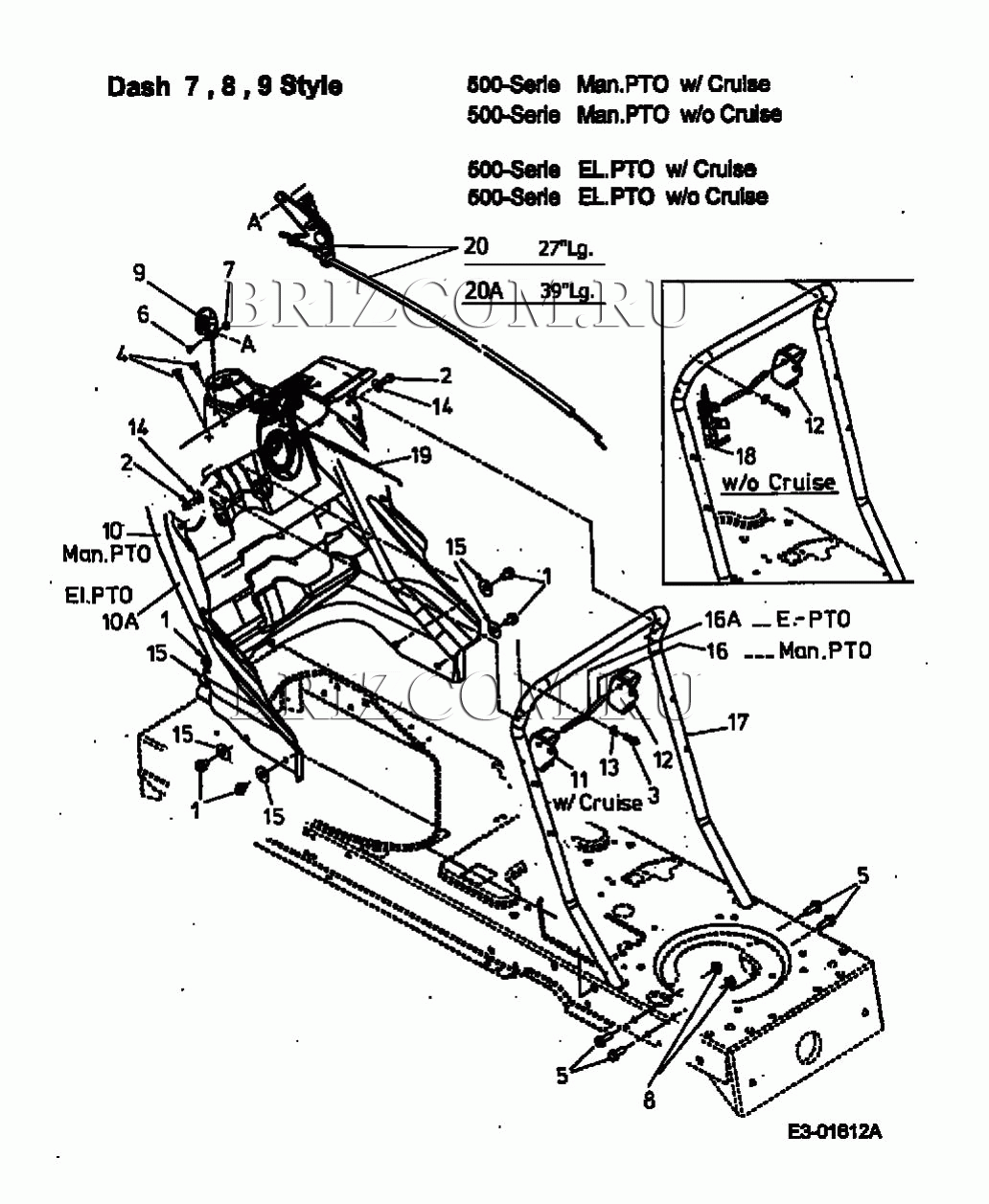 Приборная панель МТД SN 180 AT 13B7508N678 (2003)