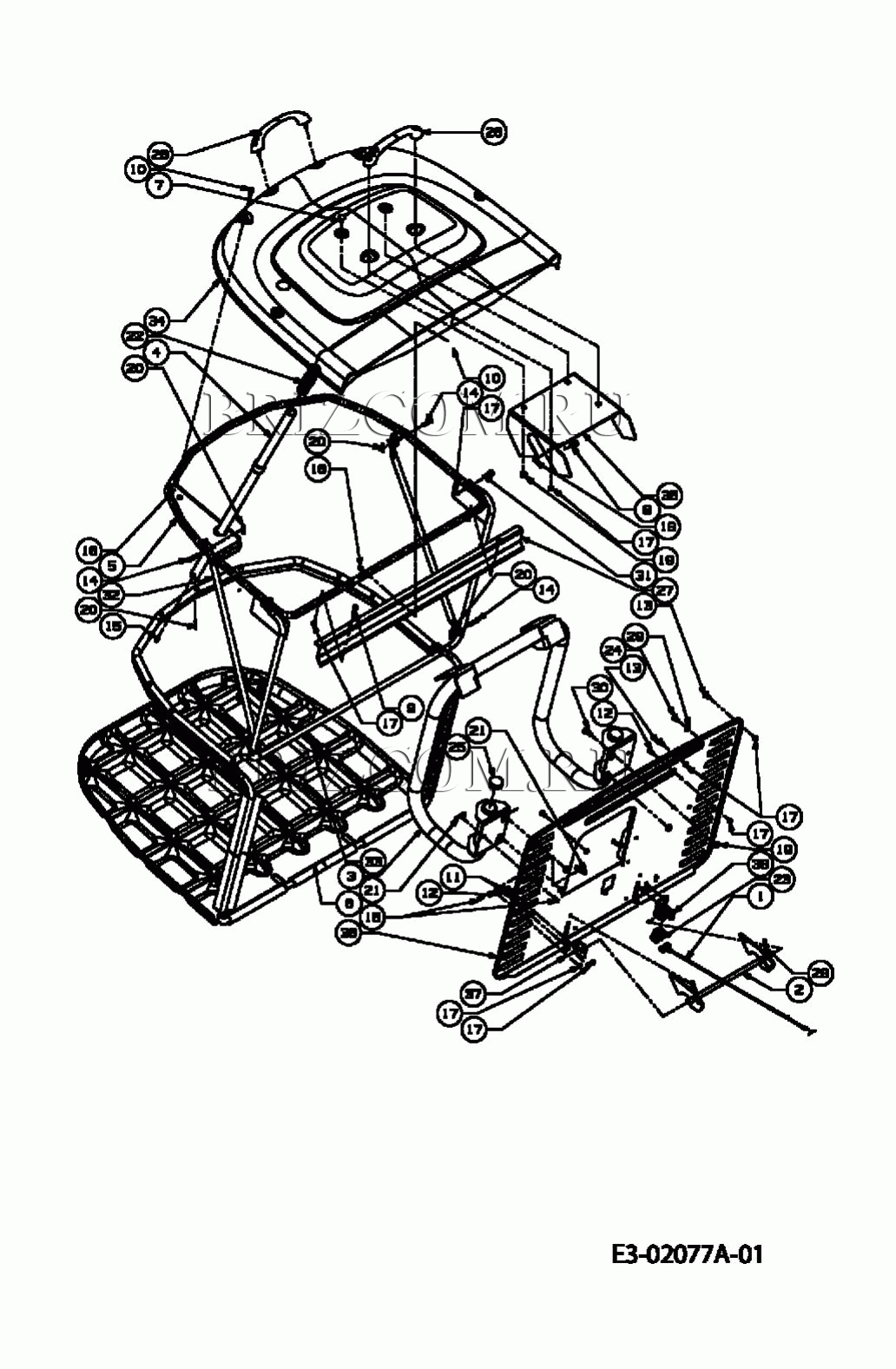 Травосборник МТД SN 180 AT 13B7508N678 (2004)