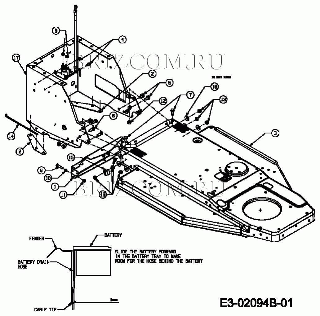 Рамка МТД Spider 91 S 13D1452B600 (2006)