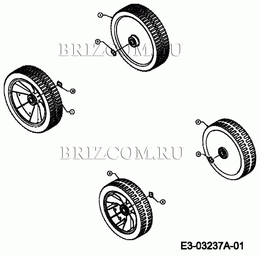 Колеса МТД P 48 BM 11A-164H678 (2008)