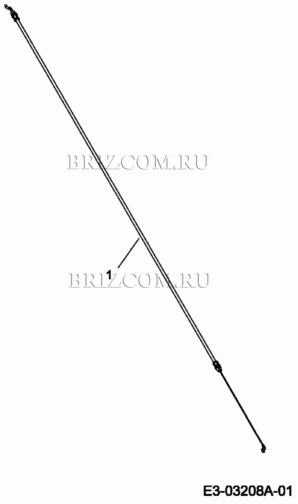 Кабель управления тормозом МТД 46 SPBM 12C-J24M678 (2007)