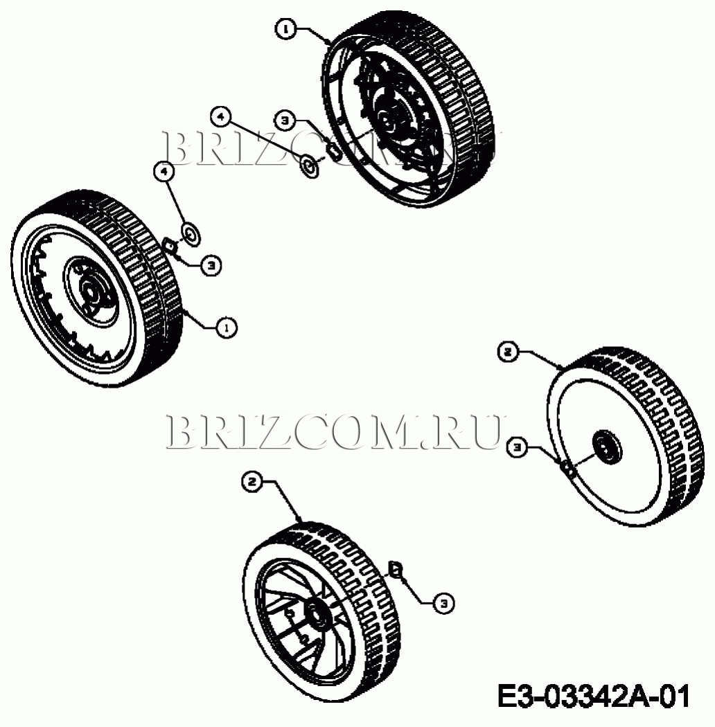 Колеса МТД 46 SPBM 12C-J24M678 (2007)