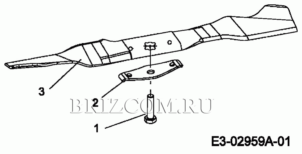 Нож МТД GL 46 SPO 12D-J5ME676 (2008)