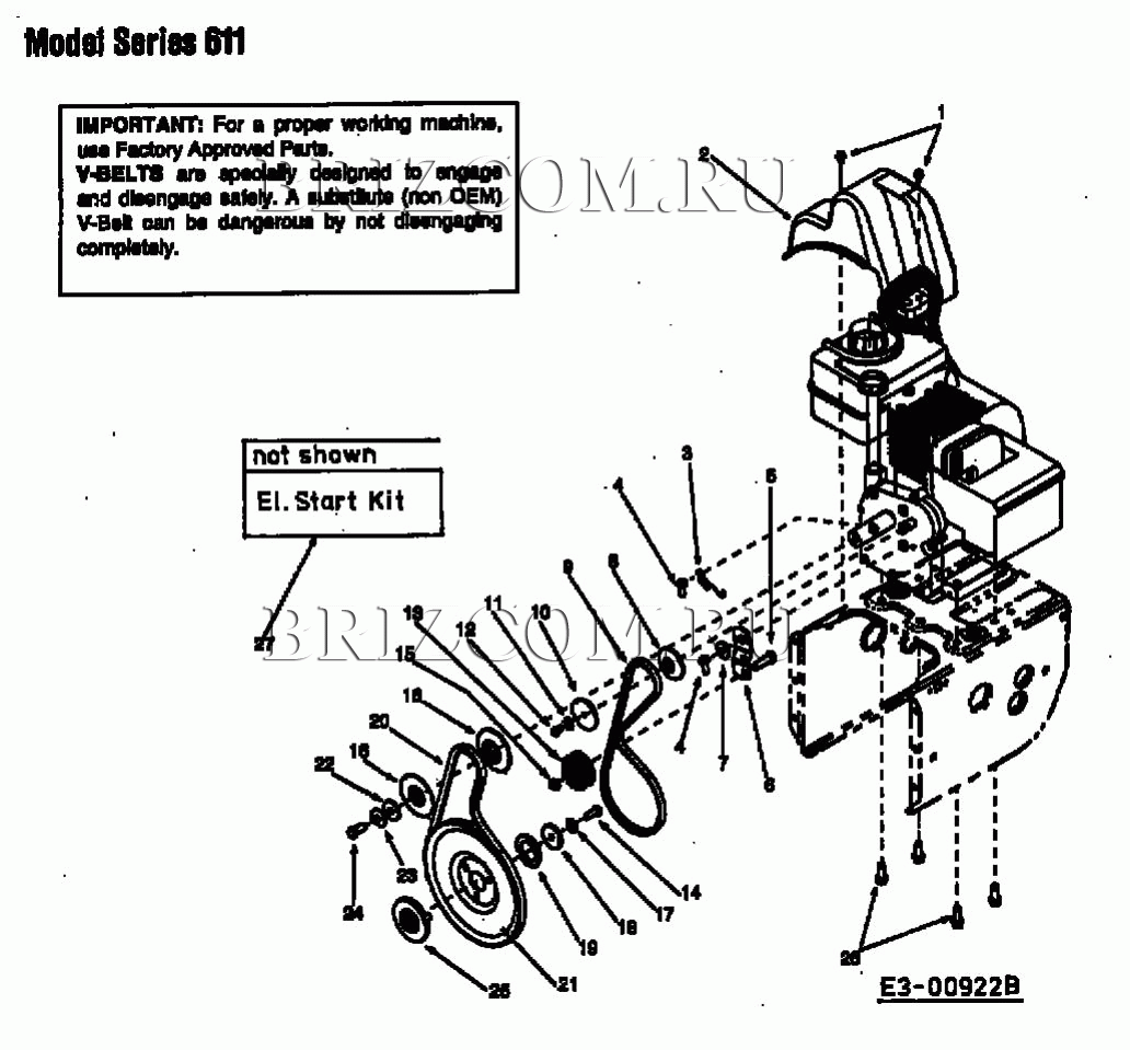 Система привода, фрезерный диск МТД 611 D 31A-611D678 (2001) | купить в  Москве в интернет-магазине Селтоп с доставкой. Цены, наличие, взрыв-схема.