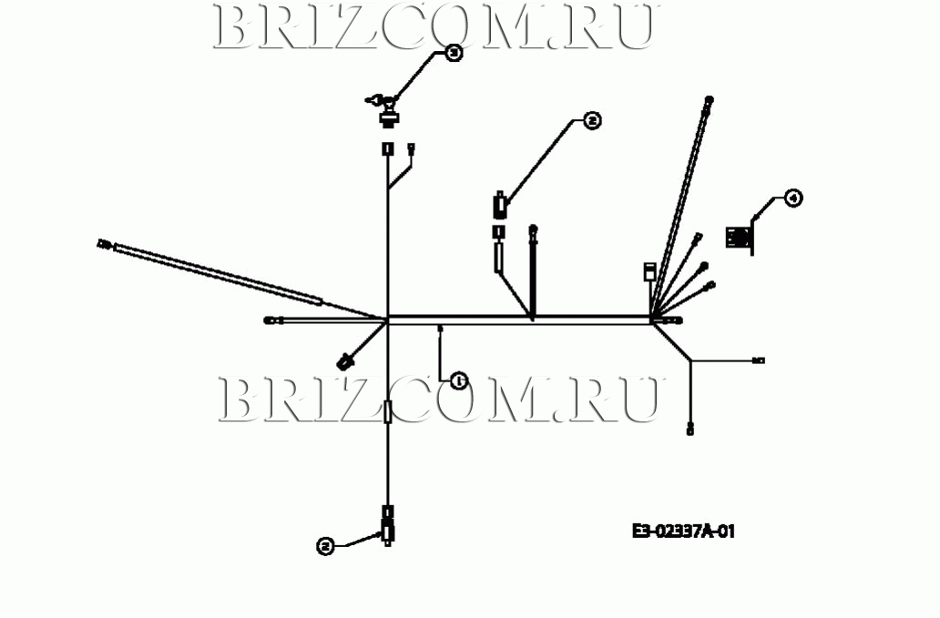 Электрические детали МТД T/572 13A7660G752 (2004)