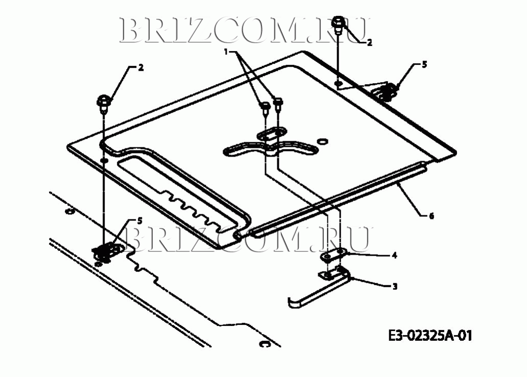 Панель крышки МТД 200/107 13A7660G752 (2004)
