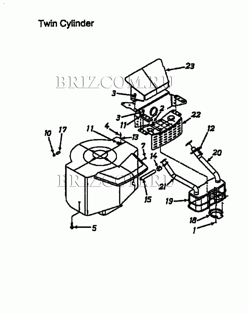 Аксессуары двигателя МТД EH/160 13AF795N678 (1998)