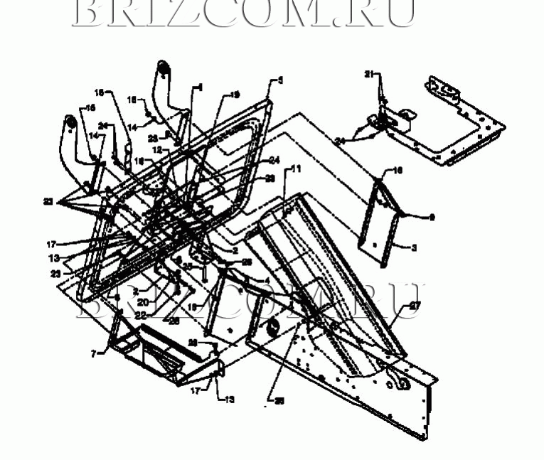 Разгрузочный желоб МТД EH 160 13AT795N678 (1998)
