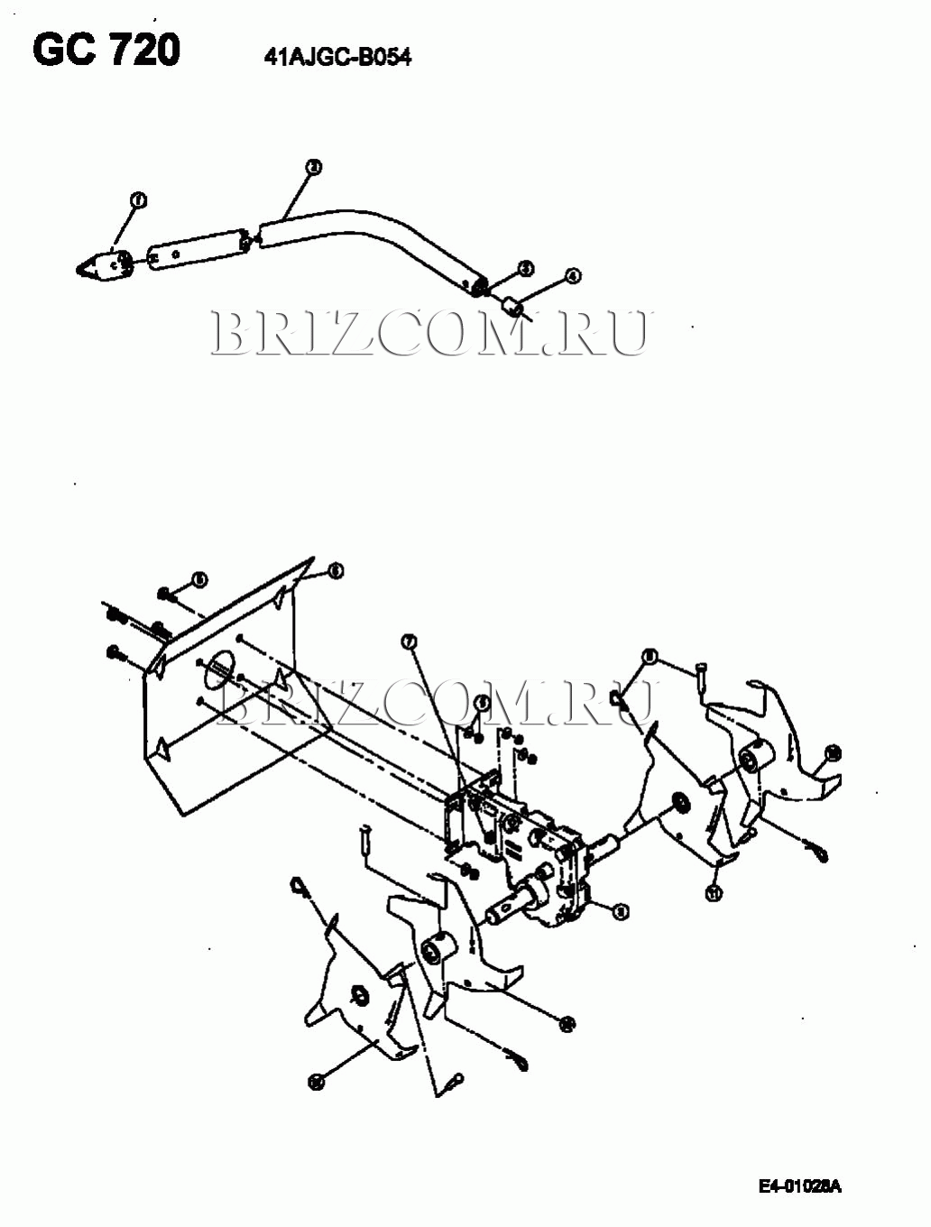 Запчасти для MTD GC 720 41AJGC-B054 (2003)