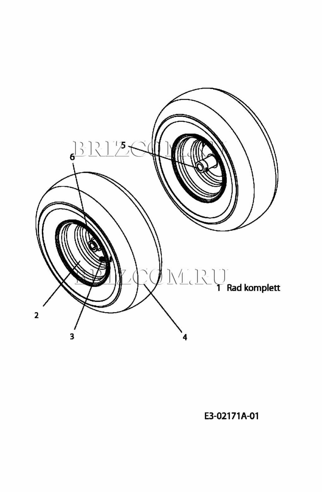 Передние колеса МТД GT 115/91 13D1450B620 (2006)