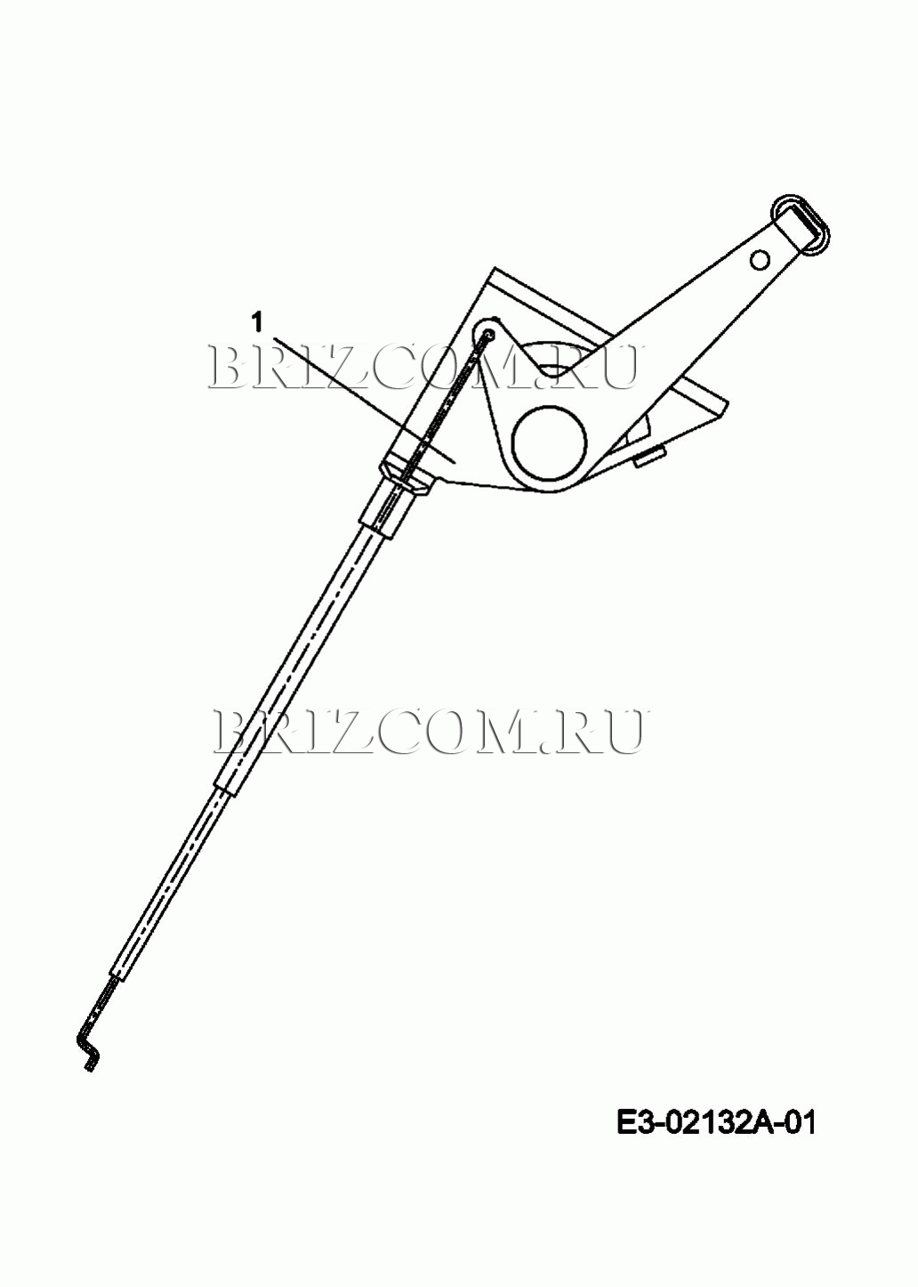 Рычаг дроссельной заслонки МТД GT 115/91 13D1450B620 (2007)