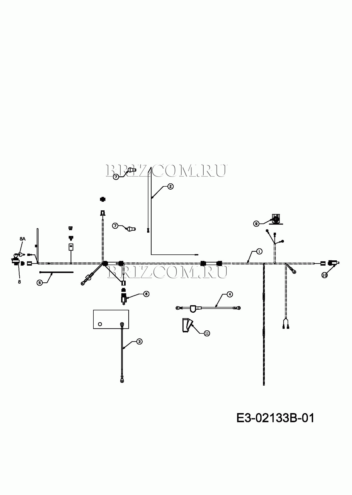 Электрические детали МТД GT 115/91 13D1450B620 (2007)