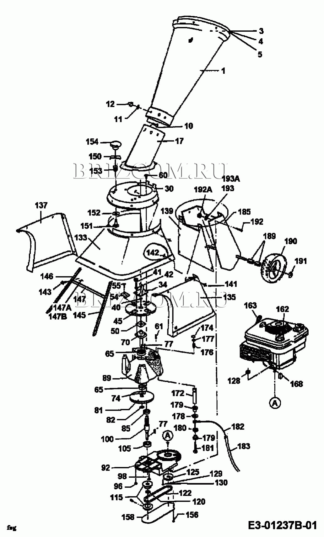 Briggs stratton quantum xm 60 схема