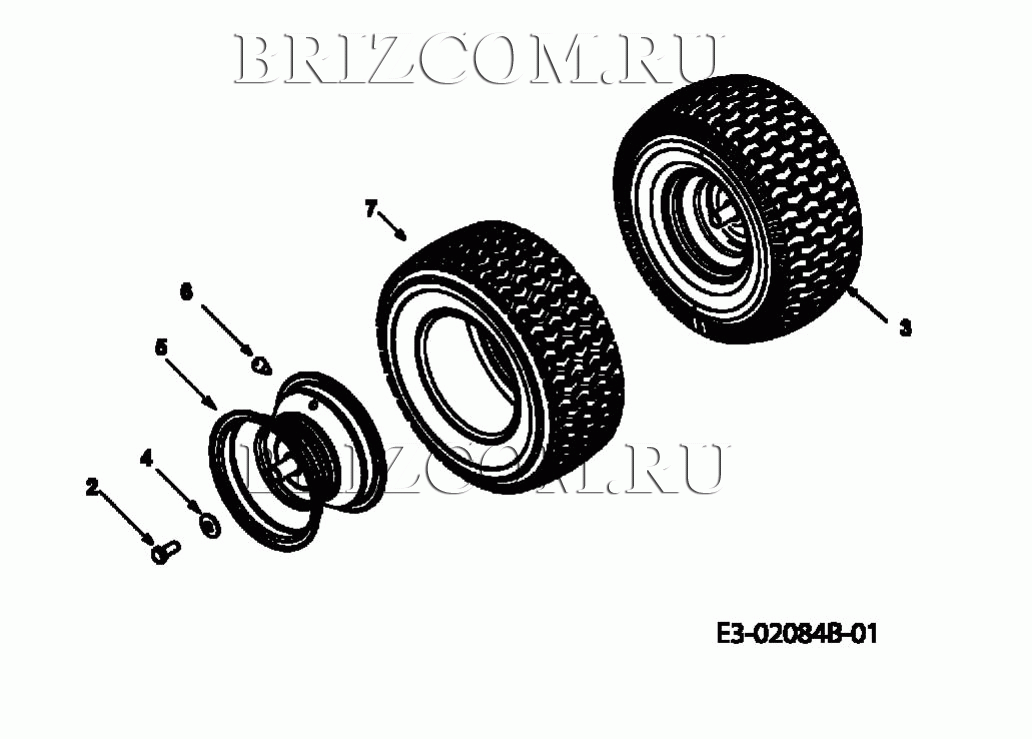 Задние колеса 18x9.5 МТД LN 155 13AM773N600 (2008)