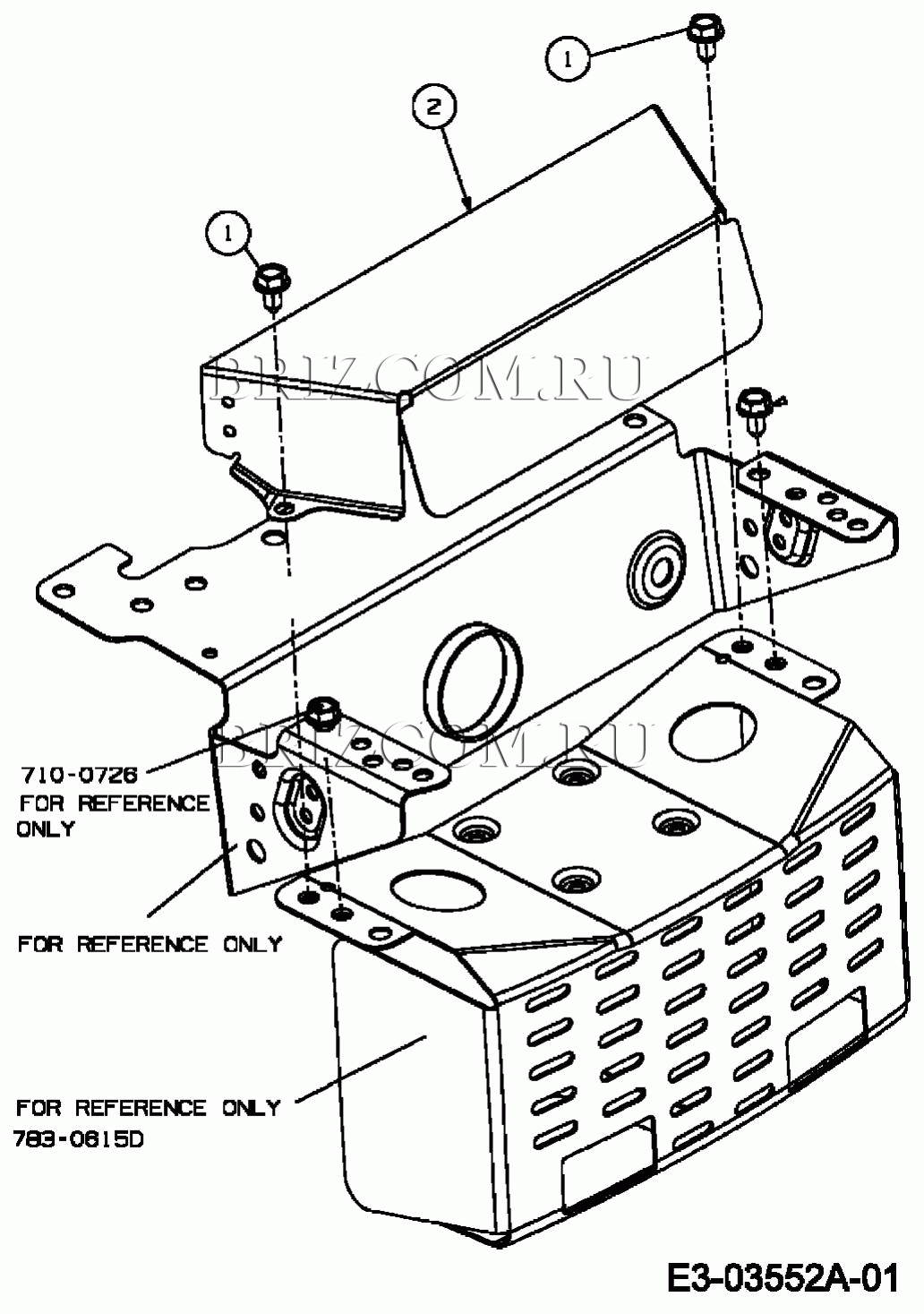 Тепловой экран МТД PLATINUM SD 25/107 H 13AI793G686 (2007)