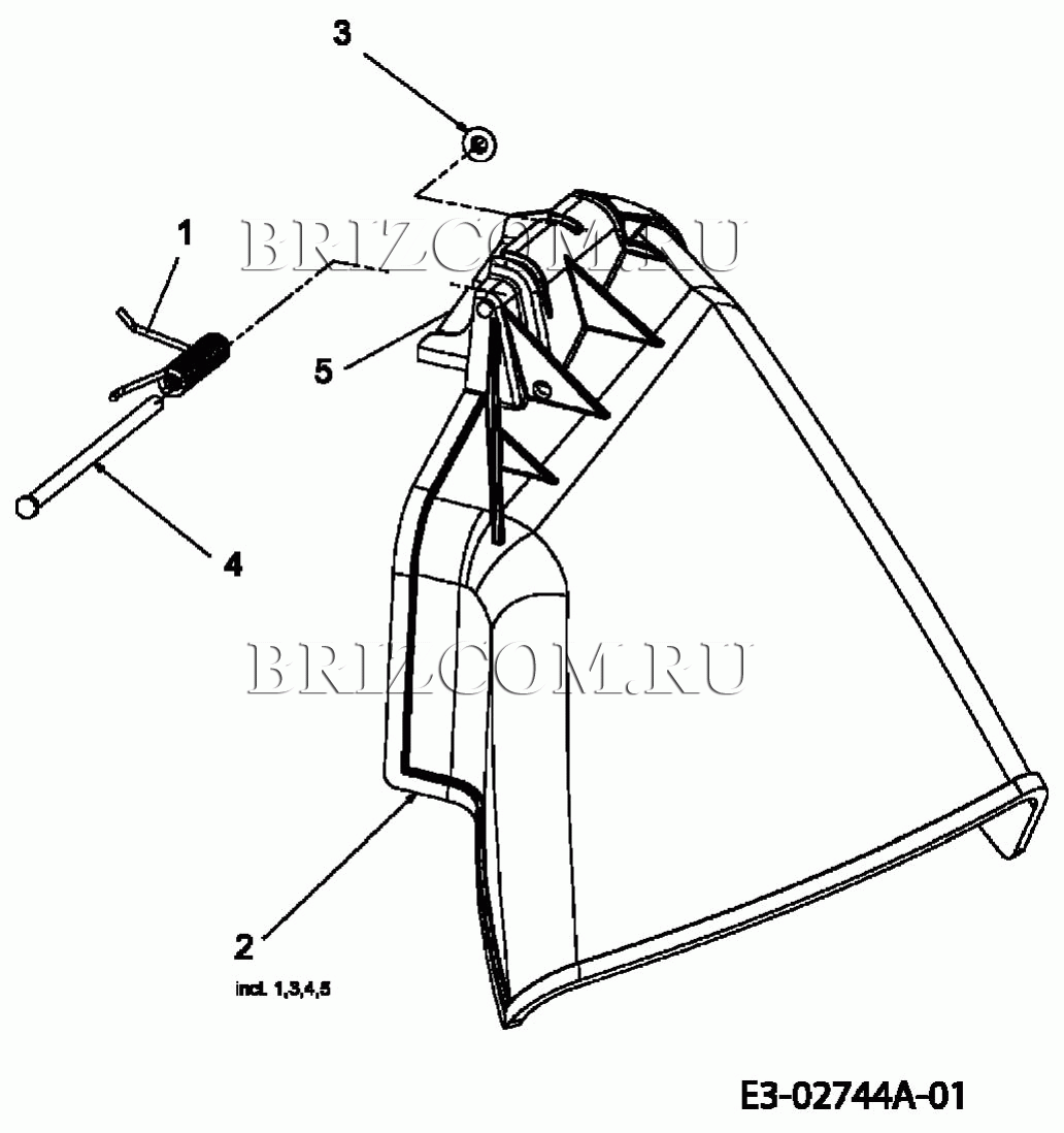 Дефлектор МТД PLATINUM SD 25/107 H 13AI793G686 (2009)