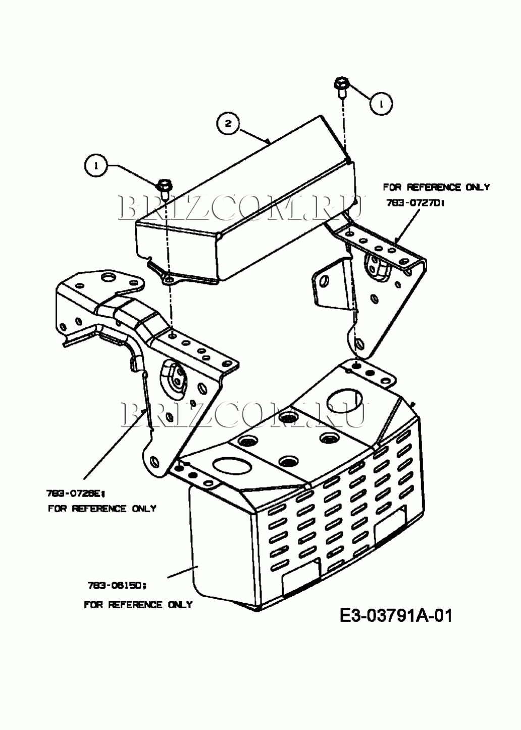 Тепловой экран МТД PLATINUM SD 25/107 H 13AI793G686 (2009)