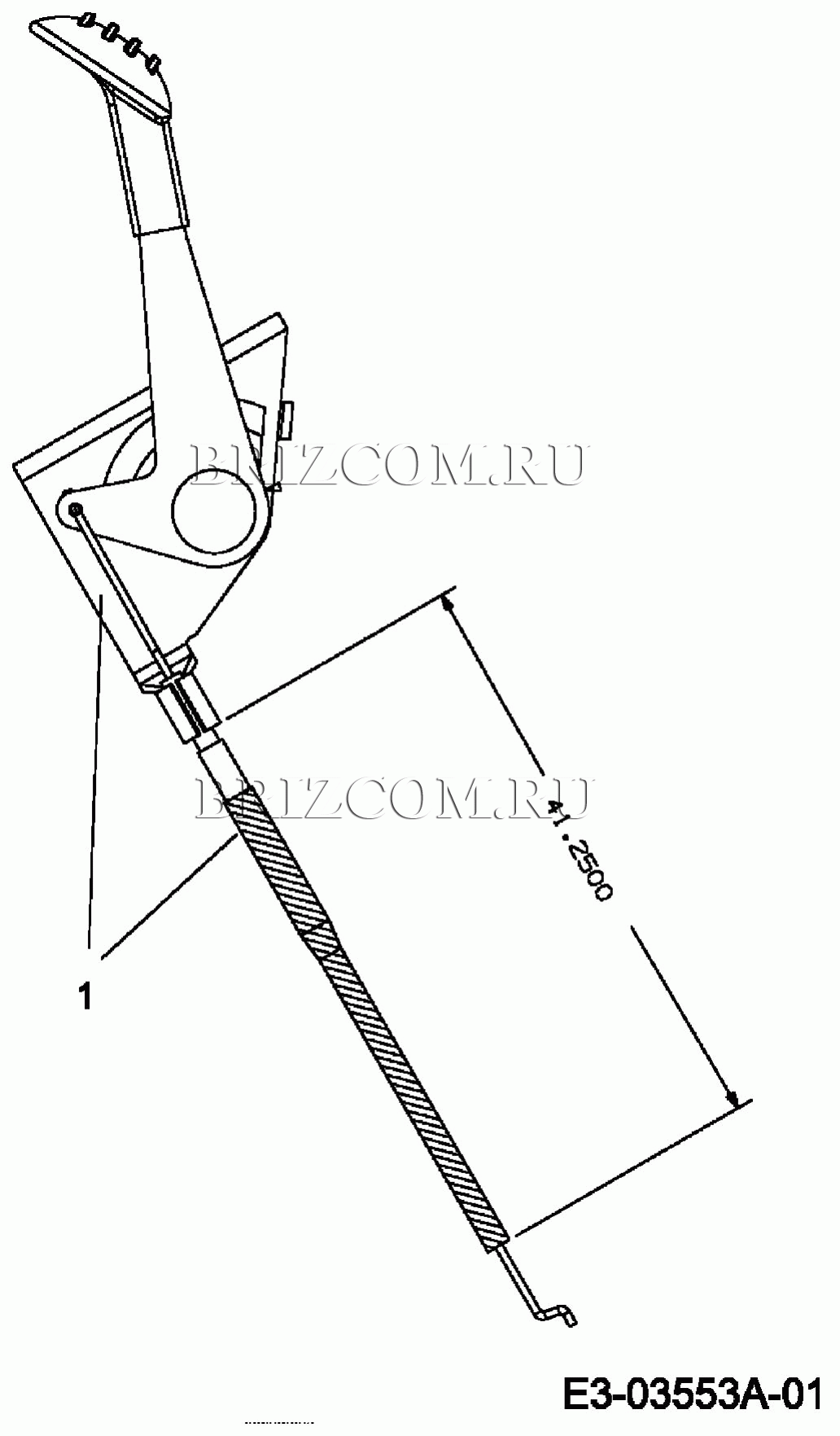 Кабель дросселя МТД PLATINUM SD 25/107 H 13AI793G686 (2009)