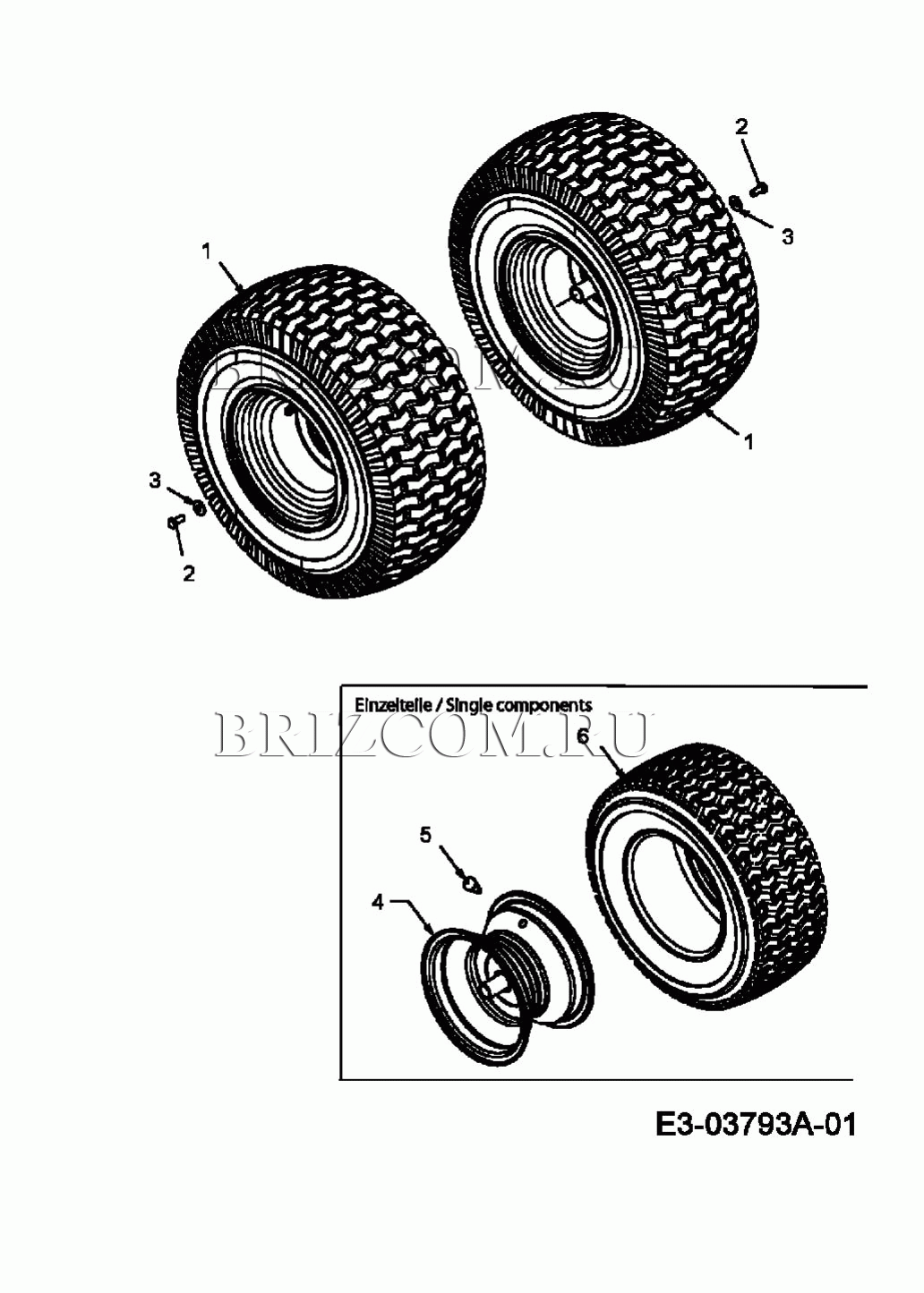 Задние колеса 20x8 МТД PLATINUM SD 25/107 H 13AI793G686 (2010)